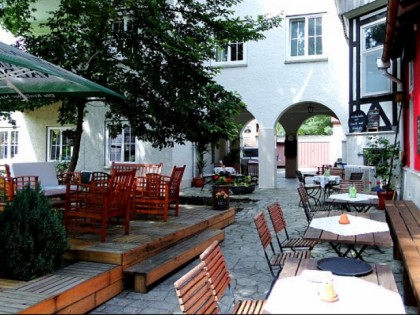 Foto: Brasserie in der alten Kirche